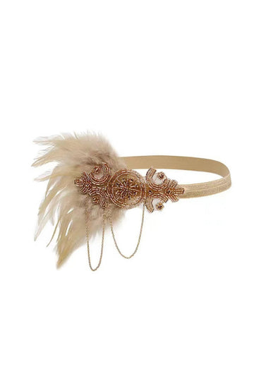 Albaricoque 1920s Accesorios de fiesta Juegos de cinco piezas